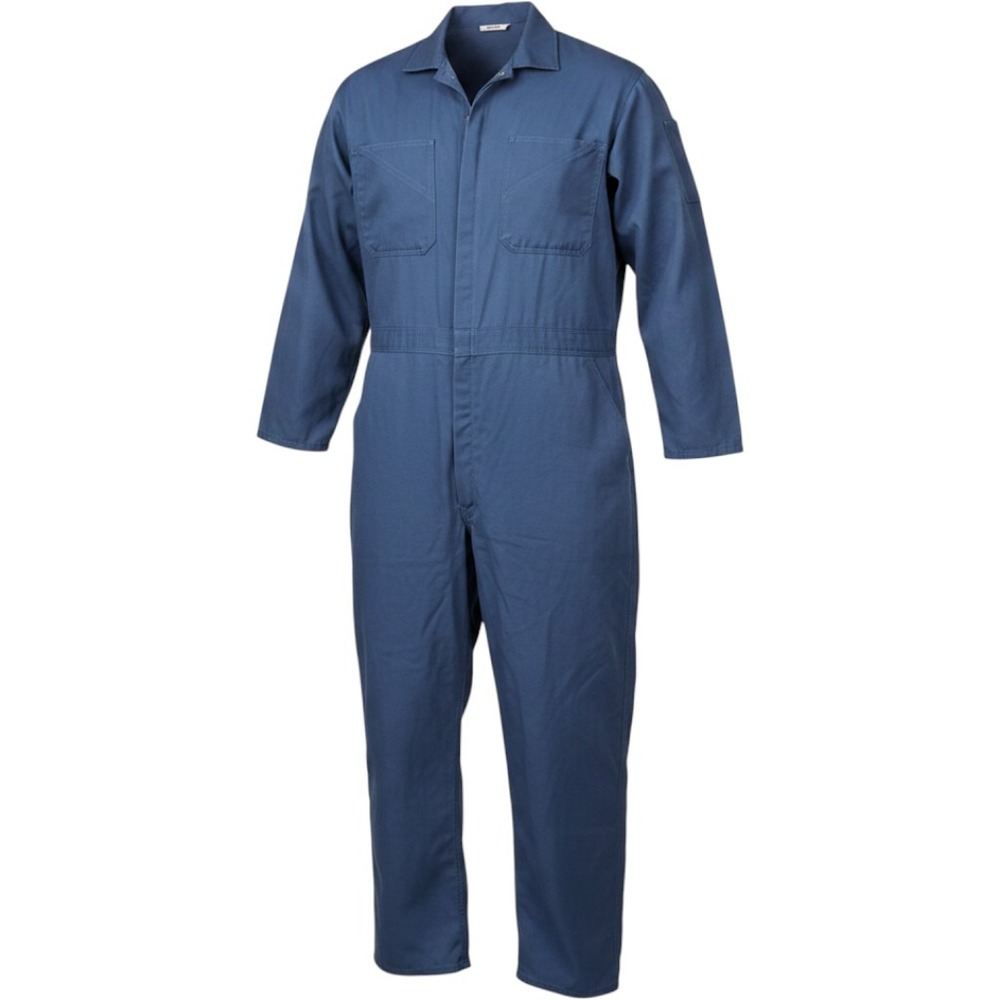 Key Industries Mens Navy Blue Long Sleeve Workwear Coveralls 52R 948.41 NWT